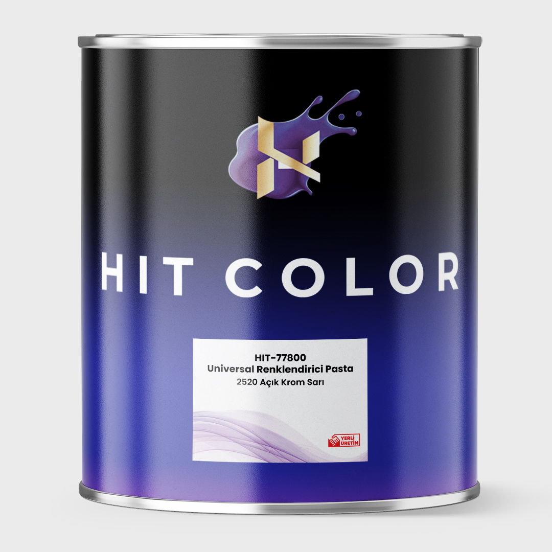 HIT-77800 Universal Renklendirici Pasta 2520 Açık Krom Sarı